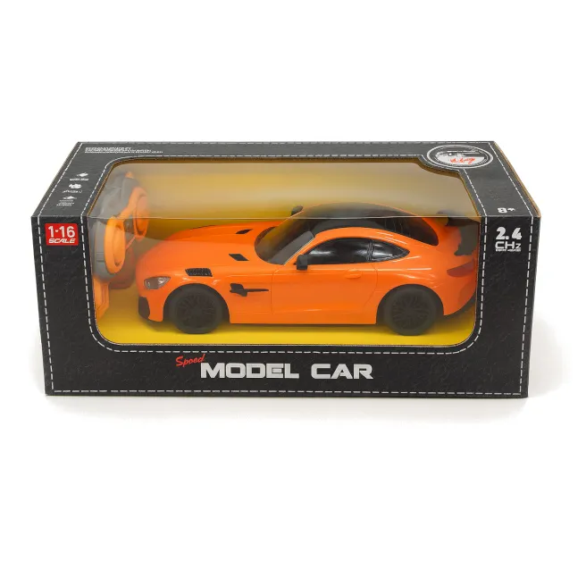 Mașină 1:16 cu telecomandă, portocalie, cod 942097