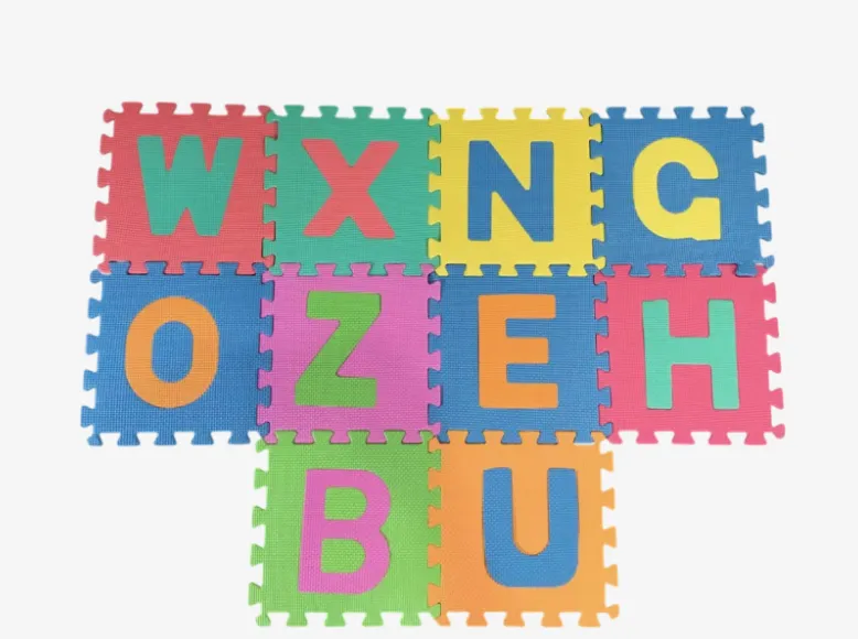 Puzzle de podea, 10 buc., „Litere”, KTPT009