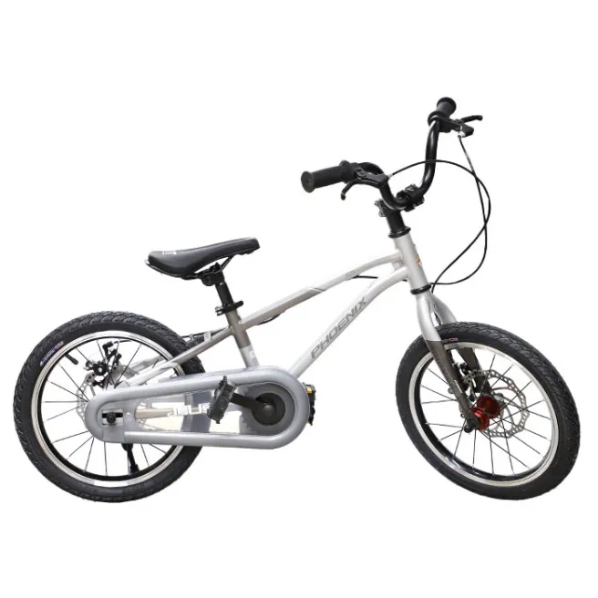 PH Bicicletă pentru copii cu 2 roți, 16 inch, gri, cod 61564