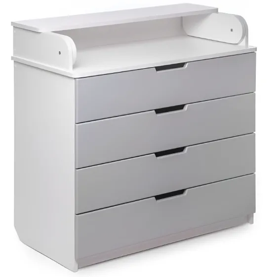 Comoda-măsuță de înfășat PernaMea HappyBaby 900 Light Grey