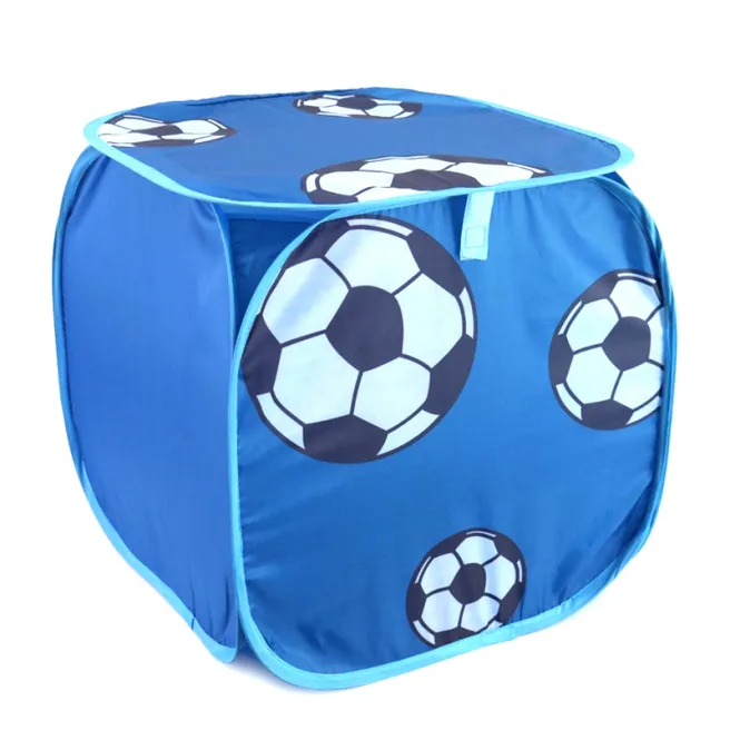 Cos pentru jucarii fotbal, 45x45 cm, cod 192002