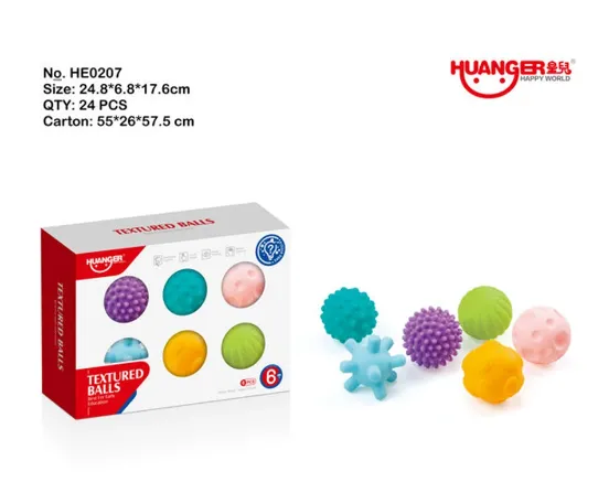 Jucarie set mingiute din cauciuc HE0207