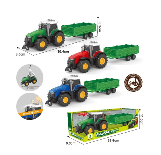 Tractor cu inertie cu sunete si lumini