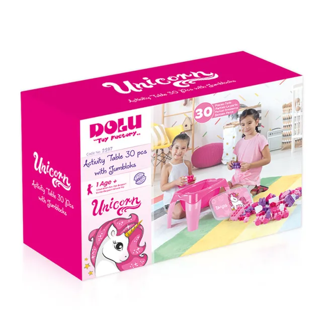 DL Masuta pentru joaca, cu constructor 30 el. Unicorn