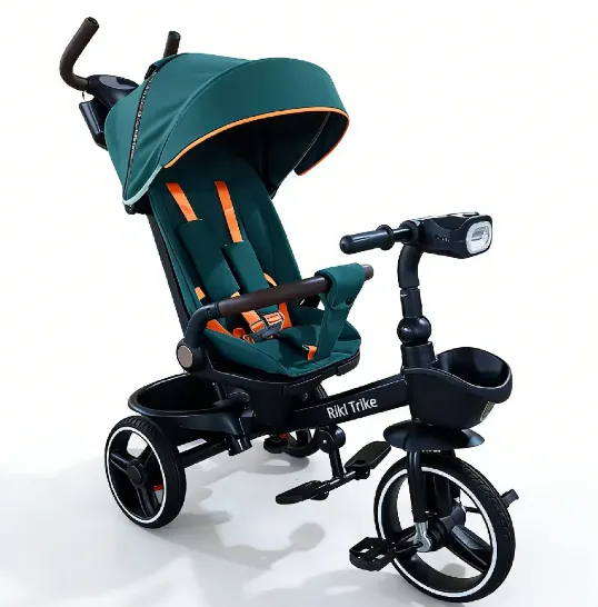 Tricicleta verde pentru copii (JTR6200) (64644)