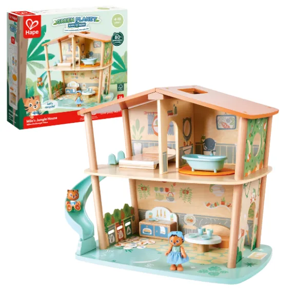 Căsuță pentru păpuși „Casa tigrilor în junglă”