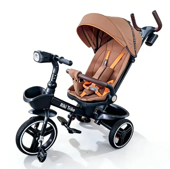 Tricicleta ciocolata pentru copii (JTR6200) (64651)