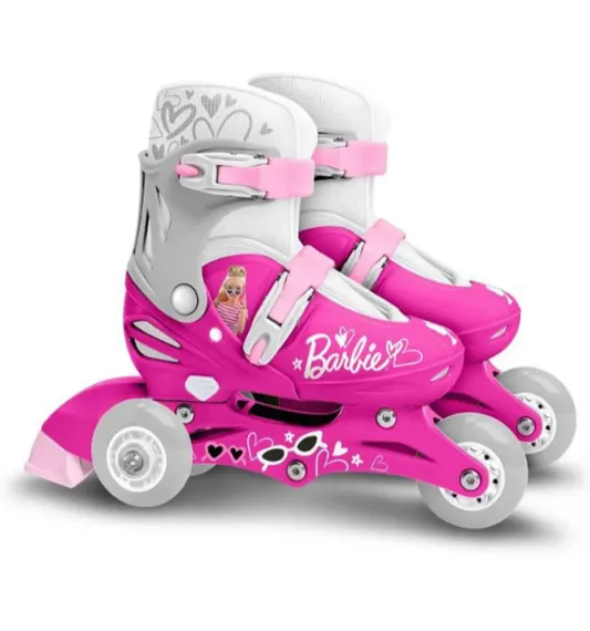 STM Role cu 3 roți 2 in 1 BARBIE mărimea 27-30, cod 49605