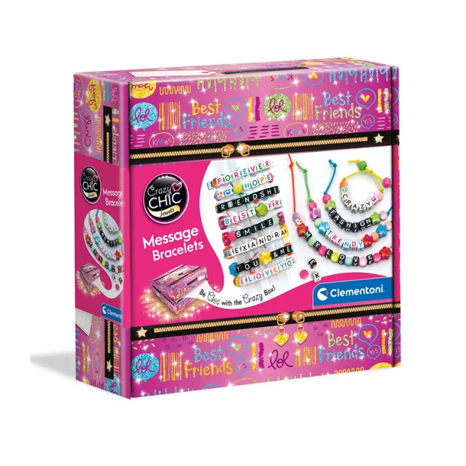 Set de creare a brățărilor cu Litere Clementoni