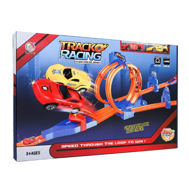 Set de joc parcare „Track Racing” cu 2 mașini, cod 742038