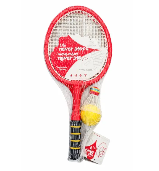 Set de joacă pentru badminton și tenis, roșu, cod 990146