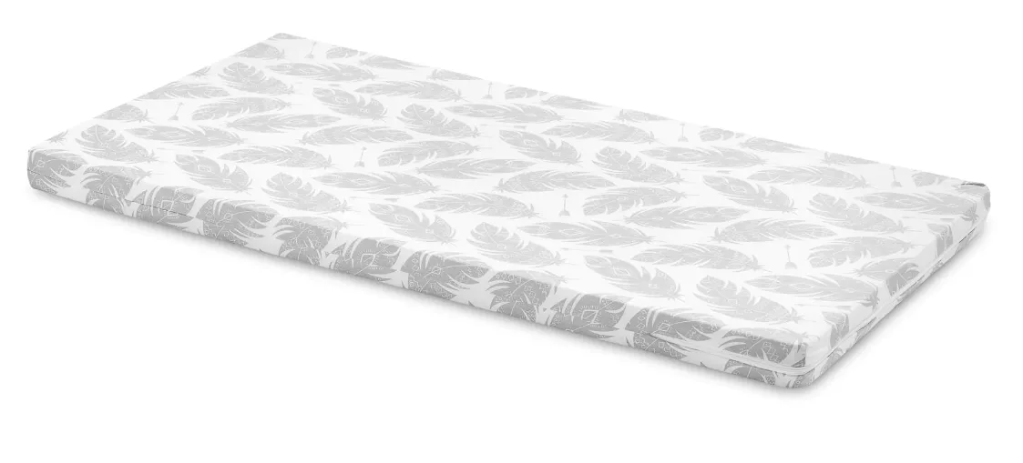 Saltea pentru copii Sensillo Grey Feathers 120x60x6cm