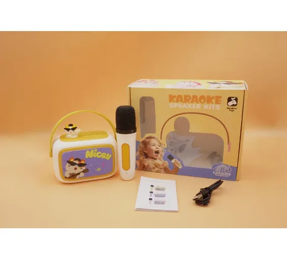 Microfon karaoke cu boxa (Bluetooth)