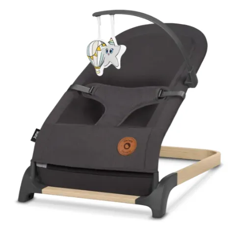 Șezlong-balansoar Lionelo June Grey Stone