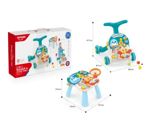 Premergător 2 în 1 pentru bebeluși cu lumină/muzică