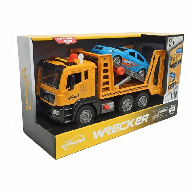 Friction Wrecker Truck 1:10 (cu lumină, sunet), cod 1756D