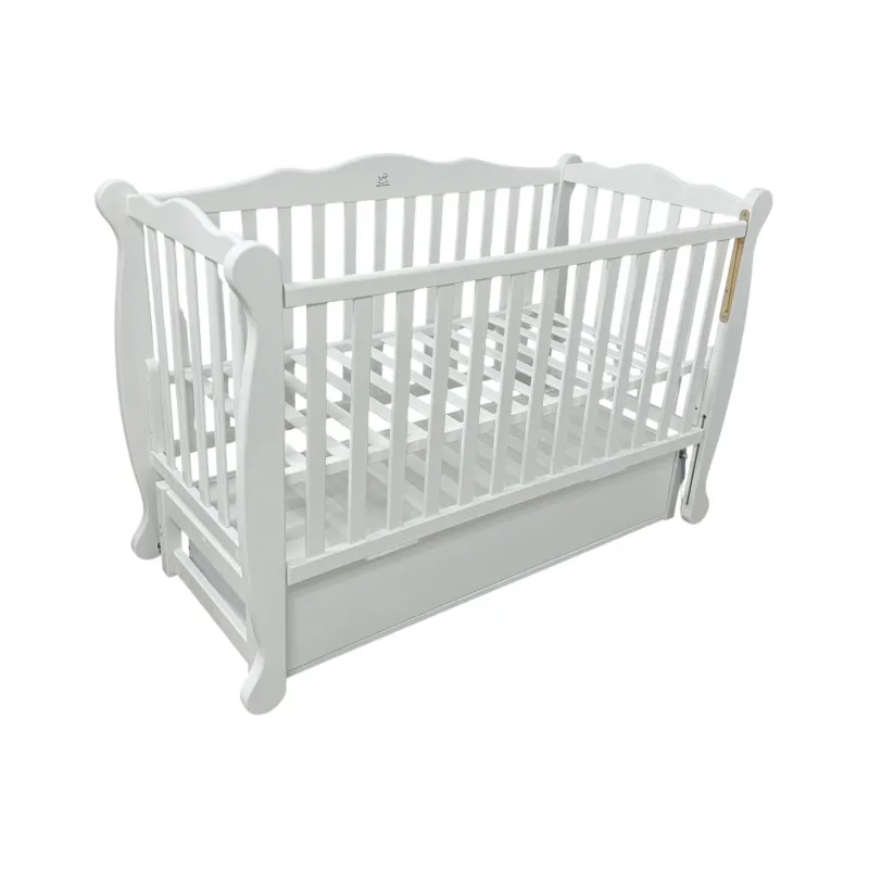 Pătuţ Goydalka VIANA PREMIUM LONGITUDINAL (1В312-1) Alb