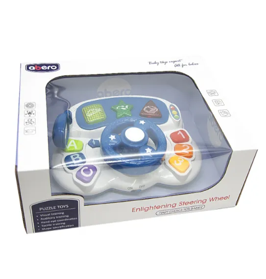 Pian pentru copii cu lumina si sunet Abero, albastru, cod 692001