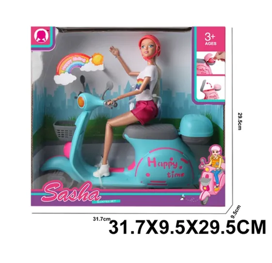 Papusa pe motocicleta