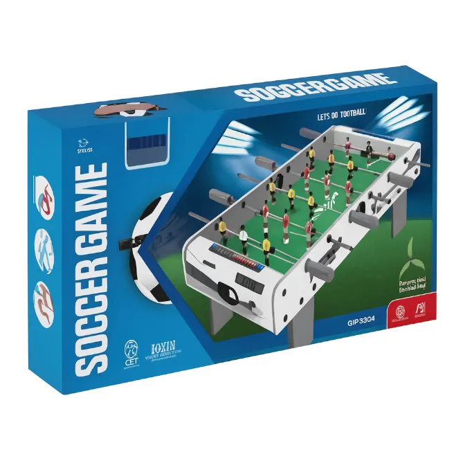 Fotbal de masa din lemn, alb, cod 612043