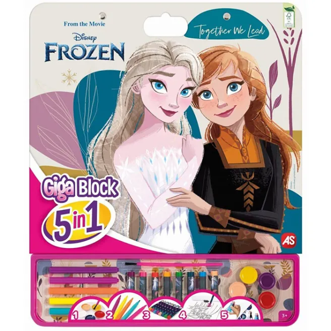 Set pentru desen Giga Block 5 în 1 PJ Frozen
