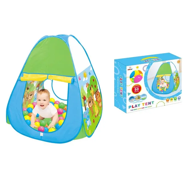 Cort de joaca Happy Zoo cu bile (50buc)