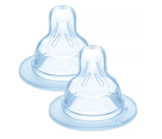 Tetina din silicon MAM pentru lapte (0+ luni), 2 buc.
