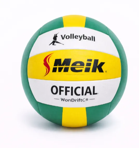 Minge de volei Size 5 PU Leather-Covered, galben-verde, cod 2159D