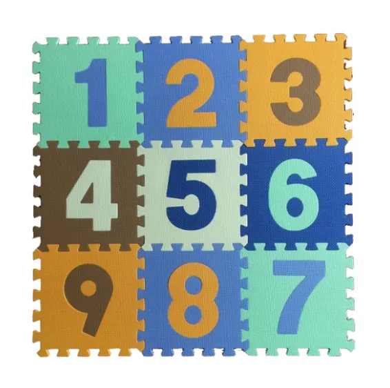 Covoraș-puzzle educativ „Cifre”, 9 elem.