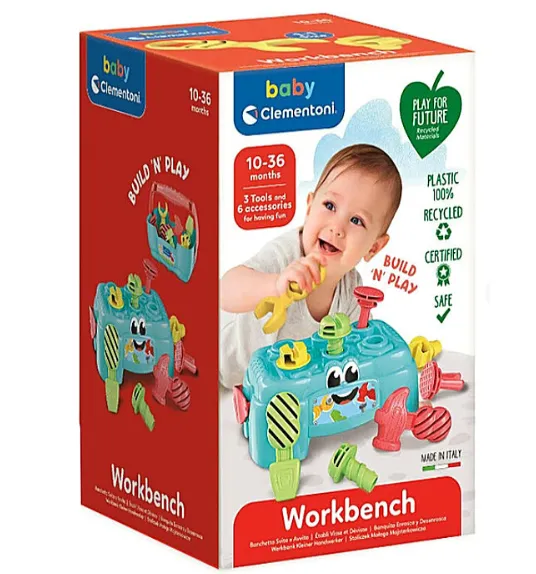 Clementoni Banc de lucru pentru jocuri cu unelte (17733)