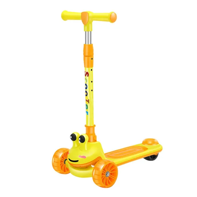 Trotineta pentru copii F096, galben