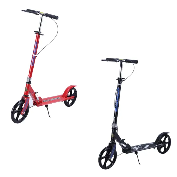 Trotinetă pliabilă cu înălțime reglabilă și cu muzică, 2 culori