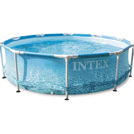 INTEX Piscină BEACHSIDE METAL FRAME 305x76cm, 4485L, cadru metalic