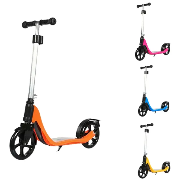Trotinetă pentru copii cu ghidon reglabil și roți din poliuretan, 4 culori