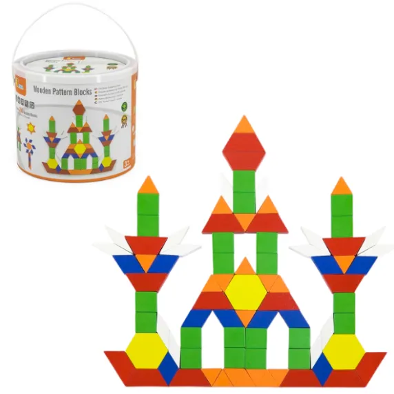 Set de 250 cuburi geometrice