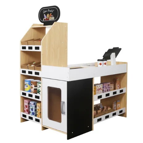 Set de joaca Supermarket din lemn W10A214