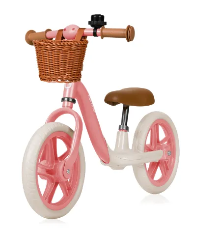 Bicicleta fara pedale Lionelo Alex Plus Pink Rose