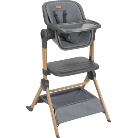 Scaun de masa 2 in 1 KikkaBoo Sleat Me Grey