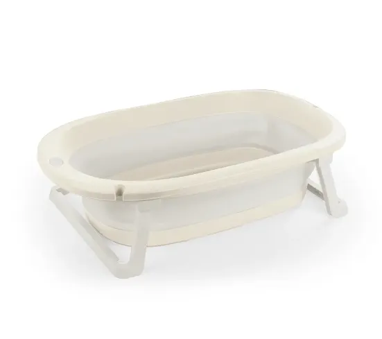Cădiță pliabilă pentru bebeluși, bej, Dolu (7265)