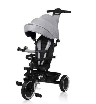 Tricicleta 2 in 1 Lionelo Berry Grey Stone