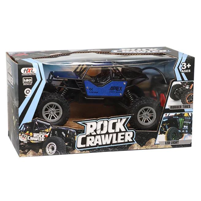 Mașină Buggy 1:20 cu RC și lumină, albastru, cod 879971