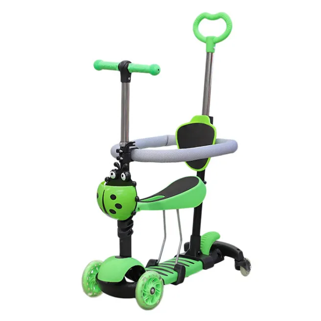 Trotinetă p/u copii 5în1 (verde)