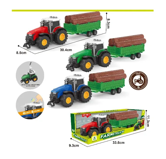 Tractor cu inertie cu sunete si lumini