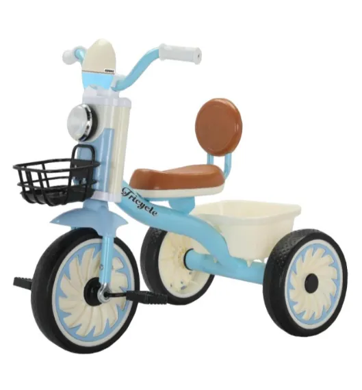 Bicicletă triciclu pentru copii cu 3 roți, MIX, cod 2314D