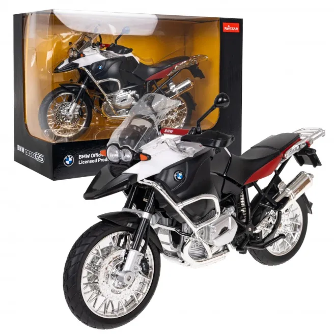 Motocicleta RASTAR Die cast 1:9 BMW R1200GS, alb, cod 1927D