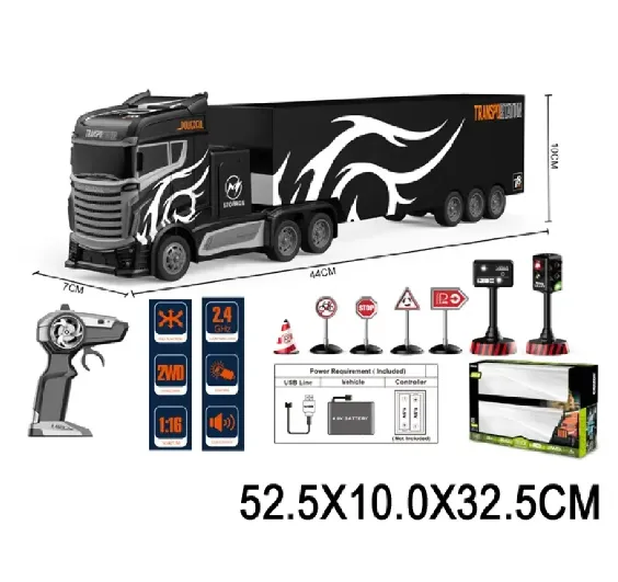 Camion cu radiocomanda cu incarcator