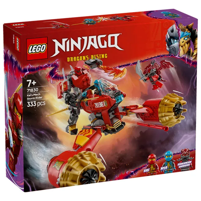 Constructor LEGO Ninjago Călărețul furtunii Kai, art. 71830
