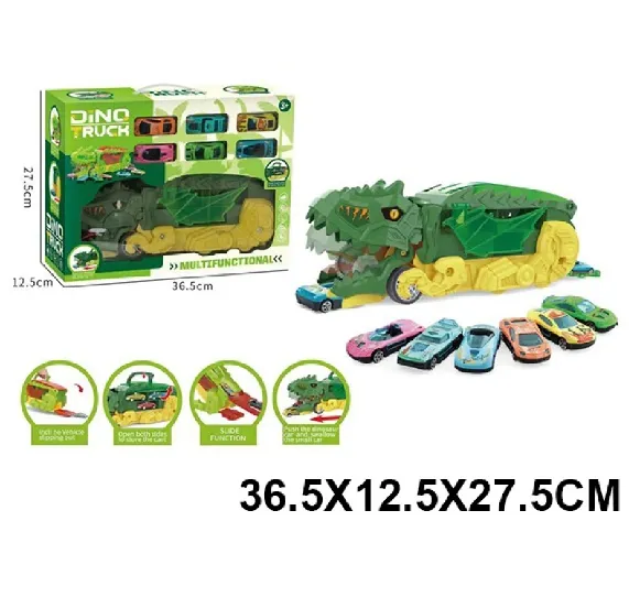 Camion Dinozaur transportator de masinute (611132)