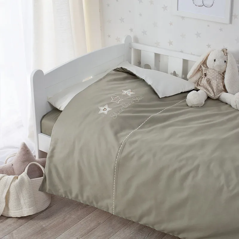 Lenjerie de pat pentru copii Perina Little Star (PK3-07.1) Olive