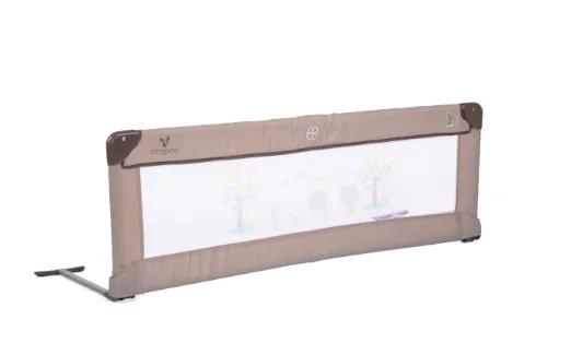 Bariera de protectie pentru pat Moni Beige, 130 cm